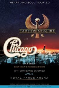 Chicago and Earth, Wind & Fire – Heart and Soul Tour 2015